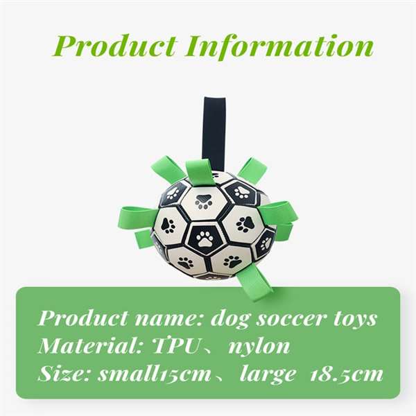 ⚽Dog toy soccer ball with grab tabs - Buy 2 get 10% off&free shipping