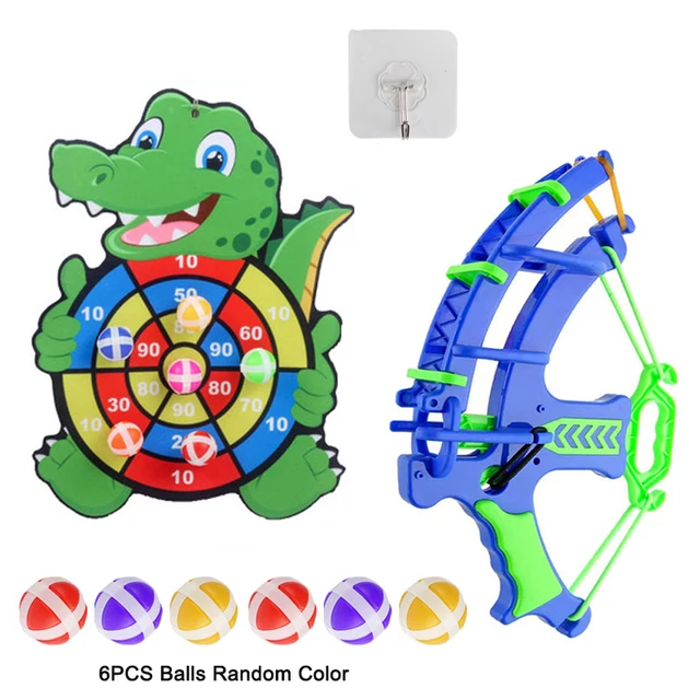 Child Educational Games Dart Board Baby Toy Stickey Ball Dart Indoor Sports Child Montessori Games for Children 3 to 7 Years