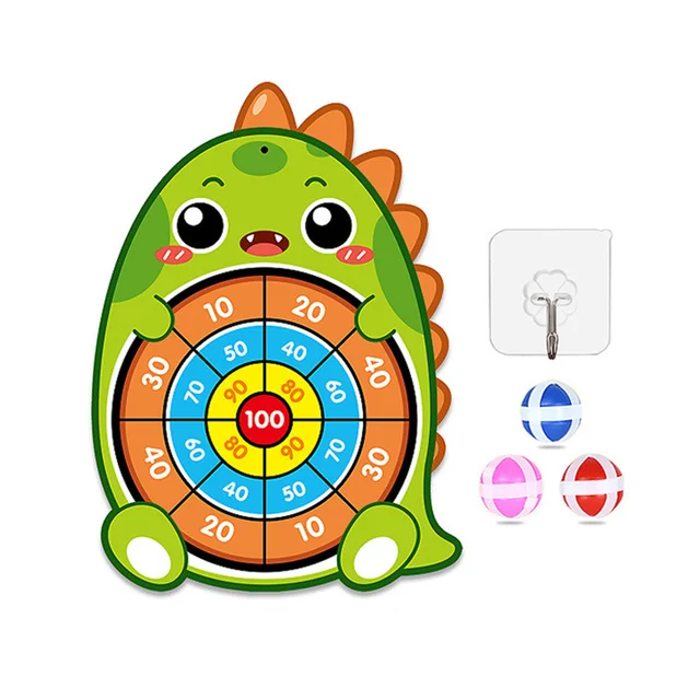 Child Educational Games Dart Board Baby Toy Stickey Ball Dart Indoor Sports Child Montessori Games for Children 3 to 7 Years