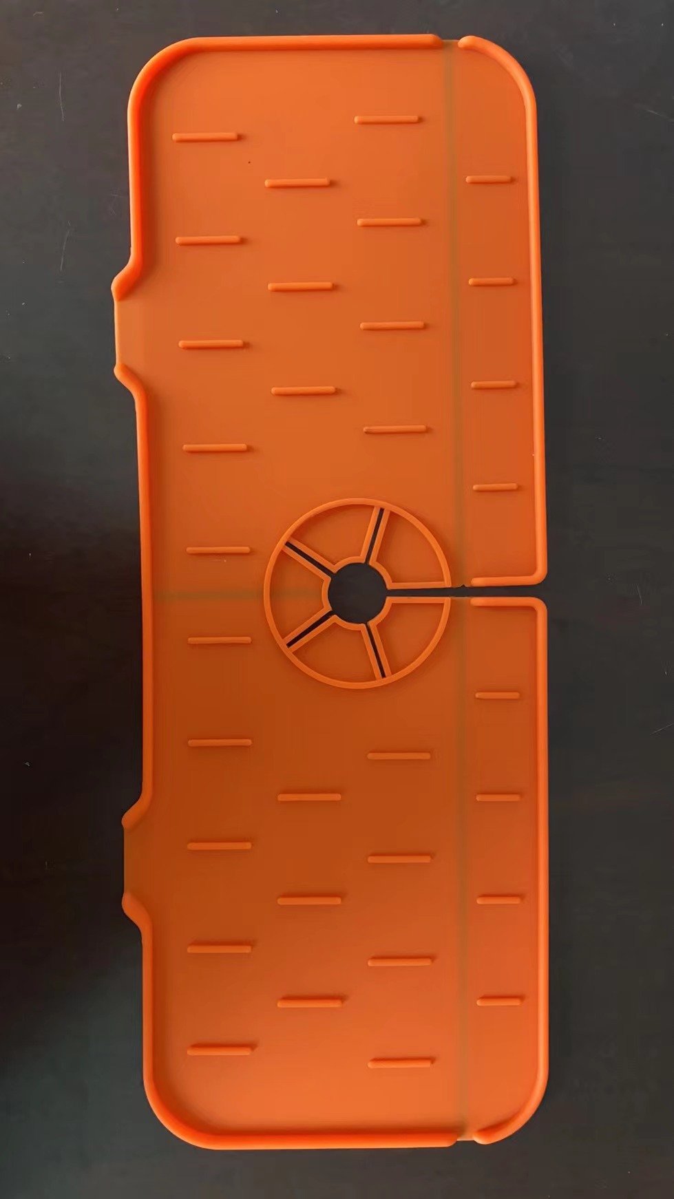 KitchenGuardTM Silicone Faucet Handle Drip Catcher Tray