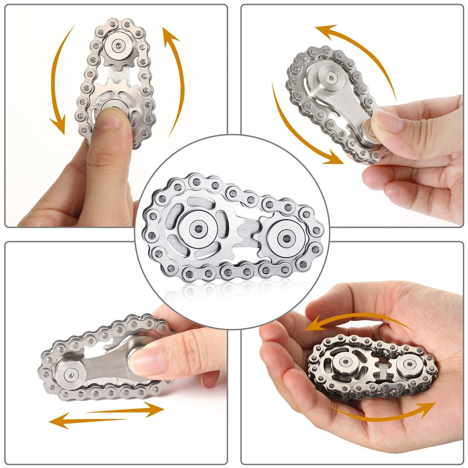💥LAST DAY 49%OFF - Sprockets Bicycle Chain Fidget Spinner Toys