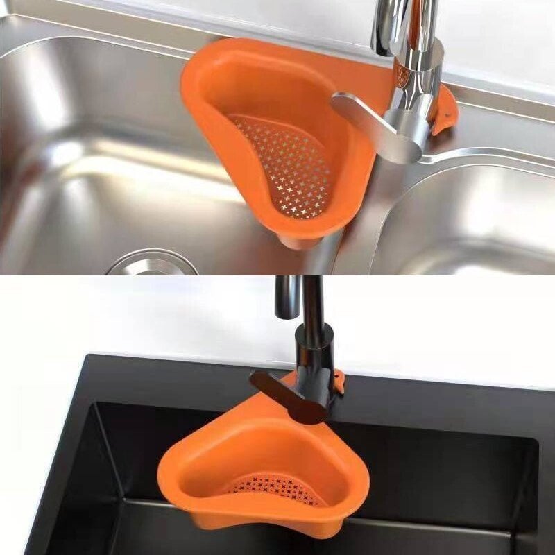 🔥Last Day Save 40% 0FF - Kitchen Sink Drain Basket Swan Drain Rack