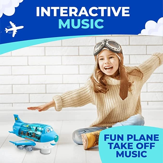 (🎁Children's Day Sale-47% OFF) 360° Rotating Electric Toy Plane ✈