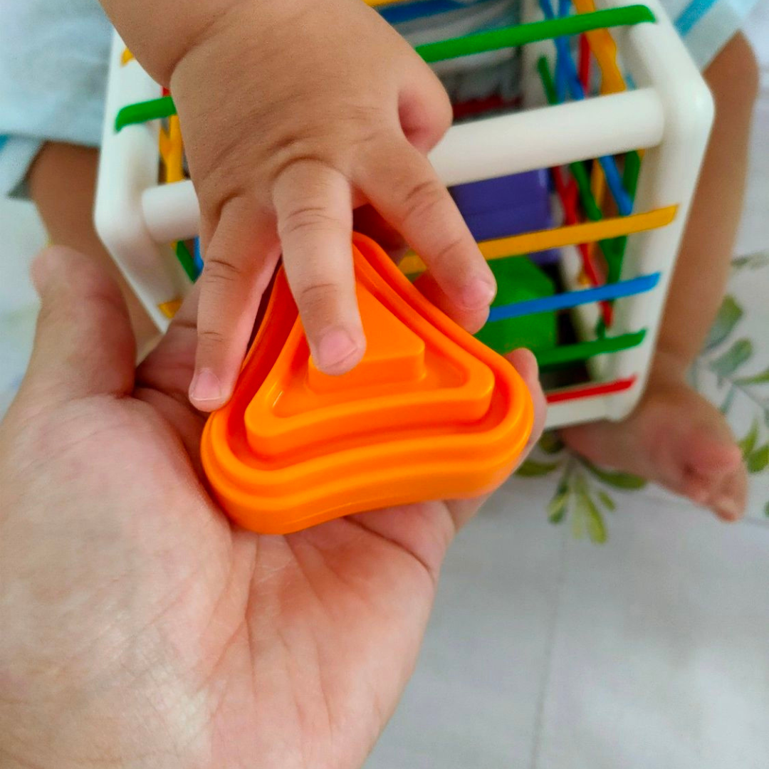 Rainbow Shape Sorter Cube