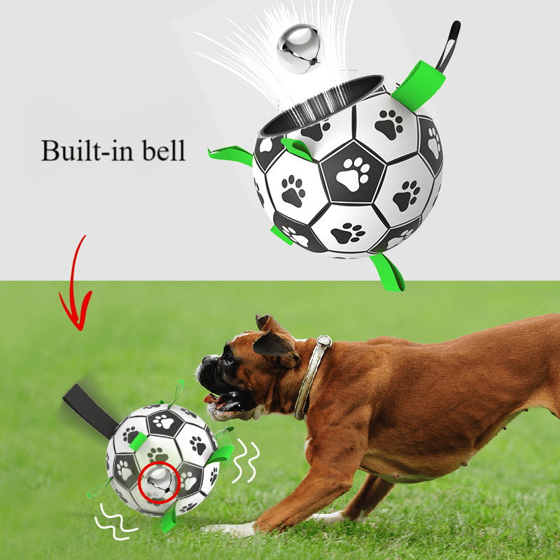 ⚽Dog toy soccer ball with grab tabs - Buy 2 get 10% off&free shipping