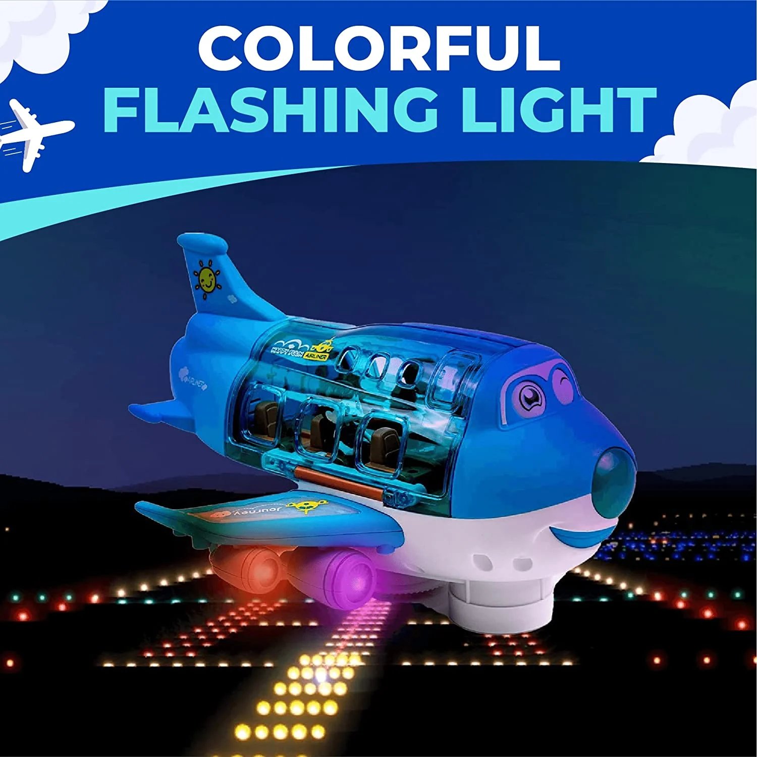 (🎁Children's Day Sale-47% OFF) 360° Rotating Electric Toy Plane ✈