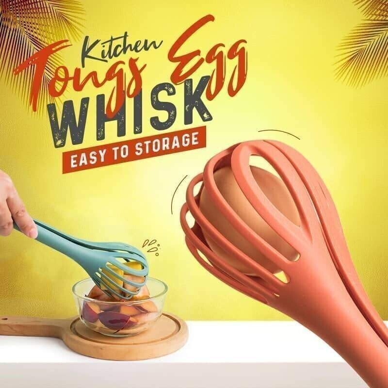 17 (New Year Promotion- SAVE 48% OFF)Kitchen Tongs Egg Whisk🔥BUY MORE SAVE MORE🔥