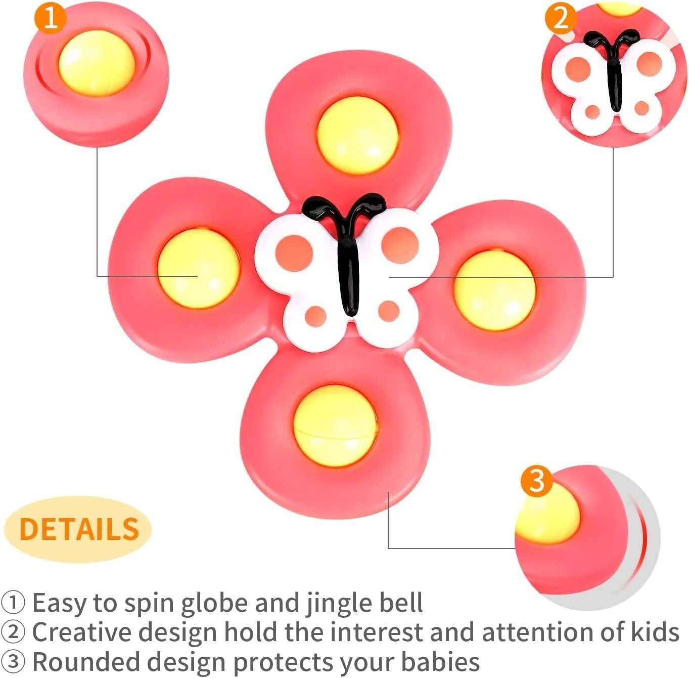 🔥Suction cup spinner toys