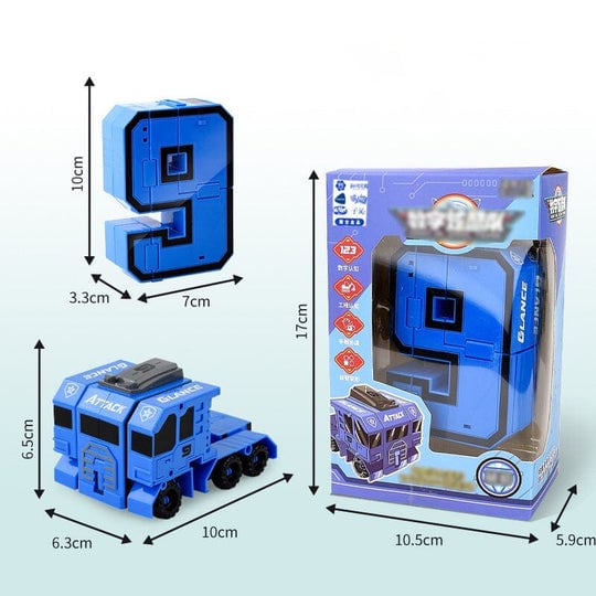 🔥2023 Hot Sale🔥Toy Deformation Number Transform Robot gyerekeknek