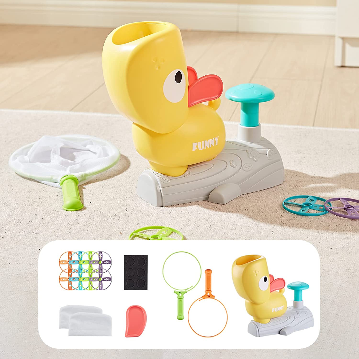 Flying Discs Launcher Toys