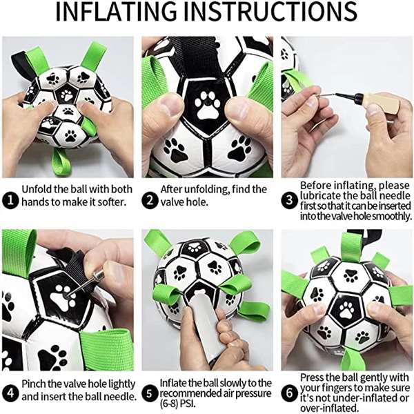 ⚽Dog toy soccer ball with grab tabs - Buy 2 get 10% off&free shipping